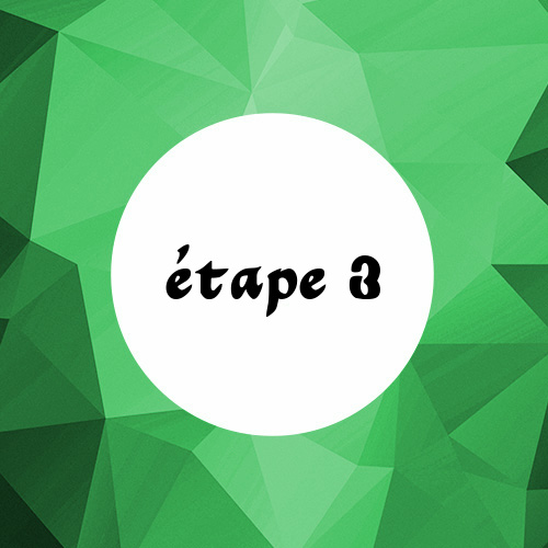 Etape 3